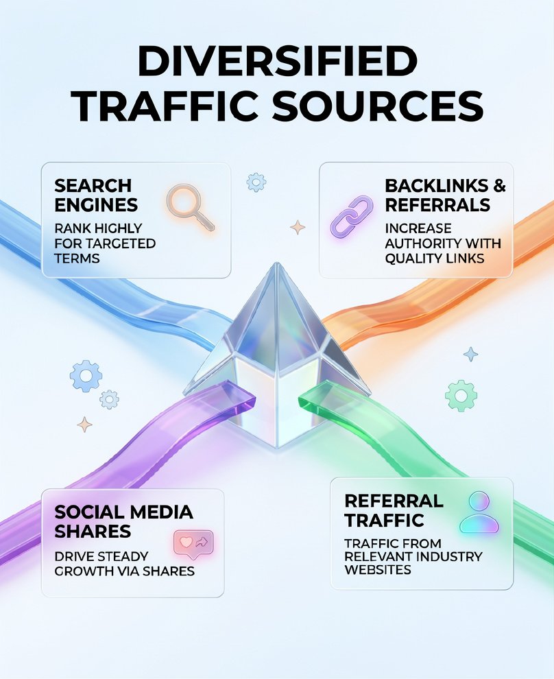diversified traffic sources
