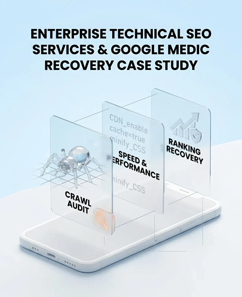 Enterprise Technical SEO Services & Google Medic Recovery Case Study